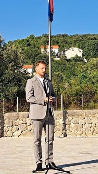 Rab, Kampor 2025 - govor župana Gregorja Koširja